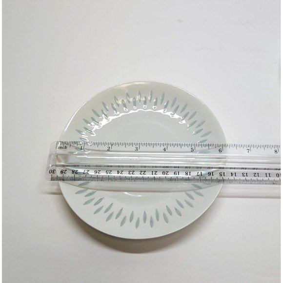 Lot of 2 Arabia of Finland 6" Plate Vintage White Rice (Grains) Porcelain - Picture 3 of 5